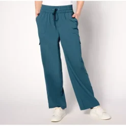 zuda Petite Stretch Woven Cargo Pant - a world of fashionable women's clothing, including a wide selection of dresses and trendy accessories.< Fashion