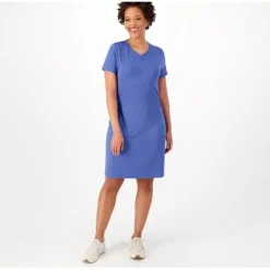 zuda Z-Cool Quarter Zip Dress w/ Zip Side Pockets - a world of fashionable women's clothing, including a wide selection of dresses and trendy accessories.< Dresses