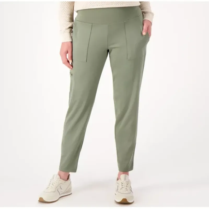 zuda Z-Move Tapered Pant w/ Side Zipper Pocket - a world of fashionable women's clothing, including a wide selection of dresses and trendy accessories.< Shop All