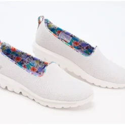 Skechers GOWalk Classic Vegan Washable Slip-Ons - Summer Blossom - a world of fashionable women's clothing, including a wide selection of dresses and trendy accessories.> Shop